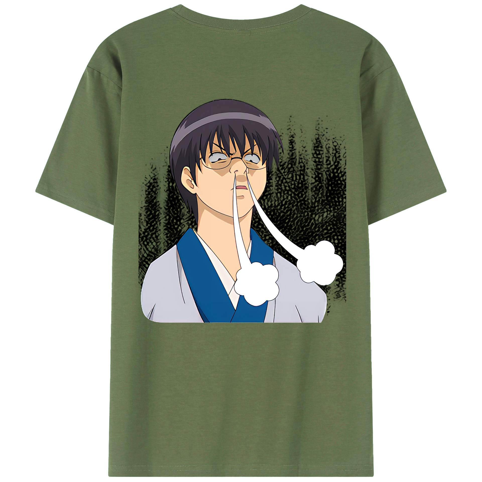 （画像用） ぎんたま 坂田銀時（さかたぎんとき） 神楽 志村新八（しむら しんぱち） GINTAMA Sakata Gintoki Kagura Shimura Shinpachi 綿100％ メンズ半袖Tシャツ（バックプリント） 通気性